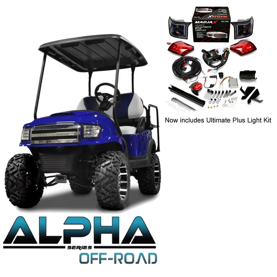 Club Car Prec/Tempo ALPHA Off-Road Body Kit in Blue Fits 2004-Up (05-027KO)