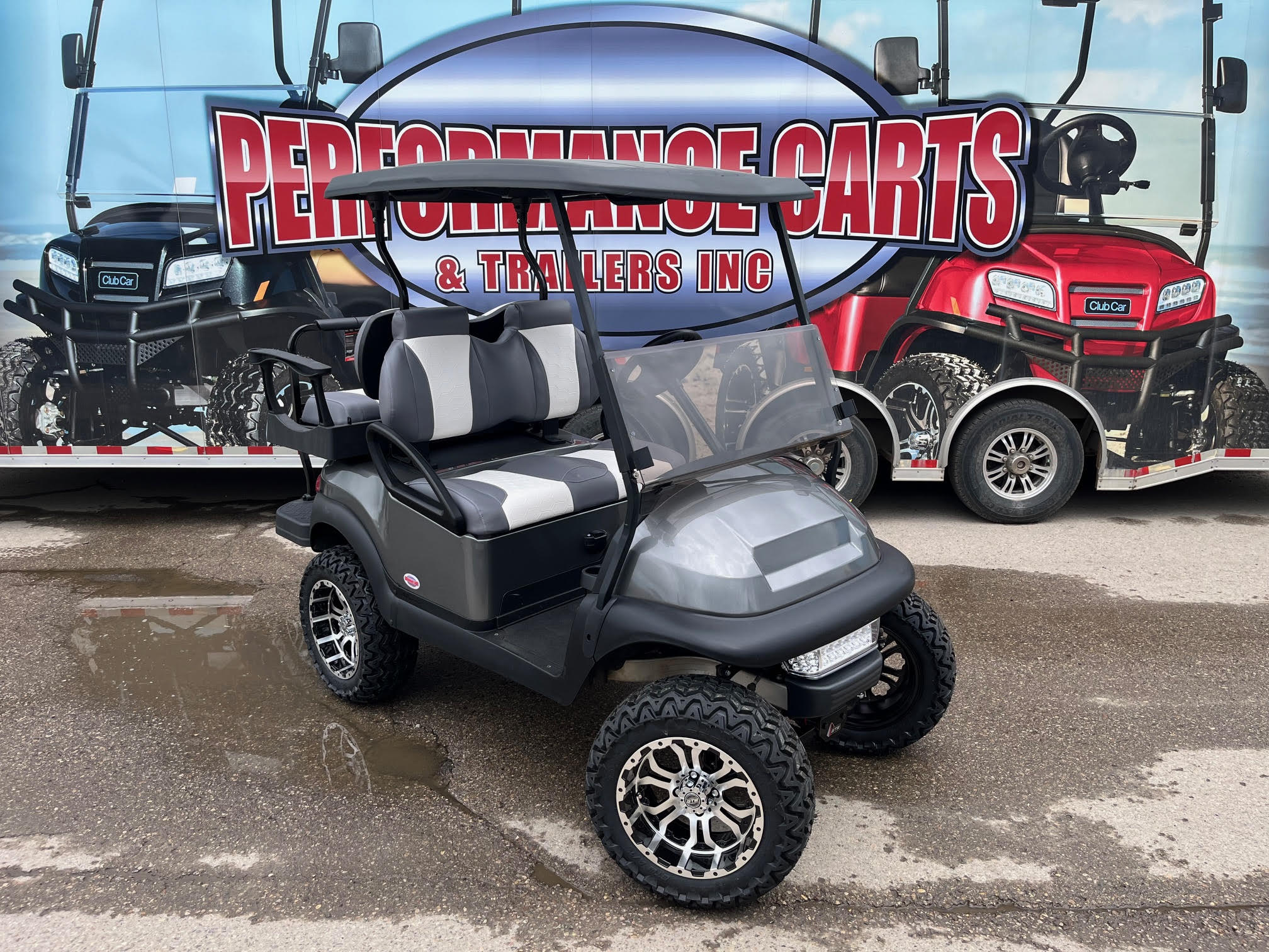 2018 Club Car Precedent Lifted 48V Electric Golf Cart 4 Passenger