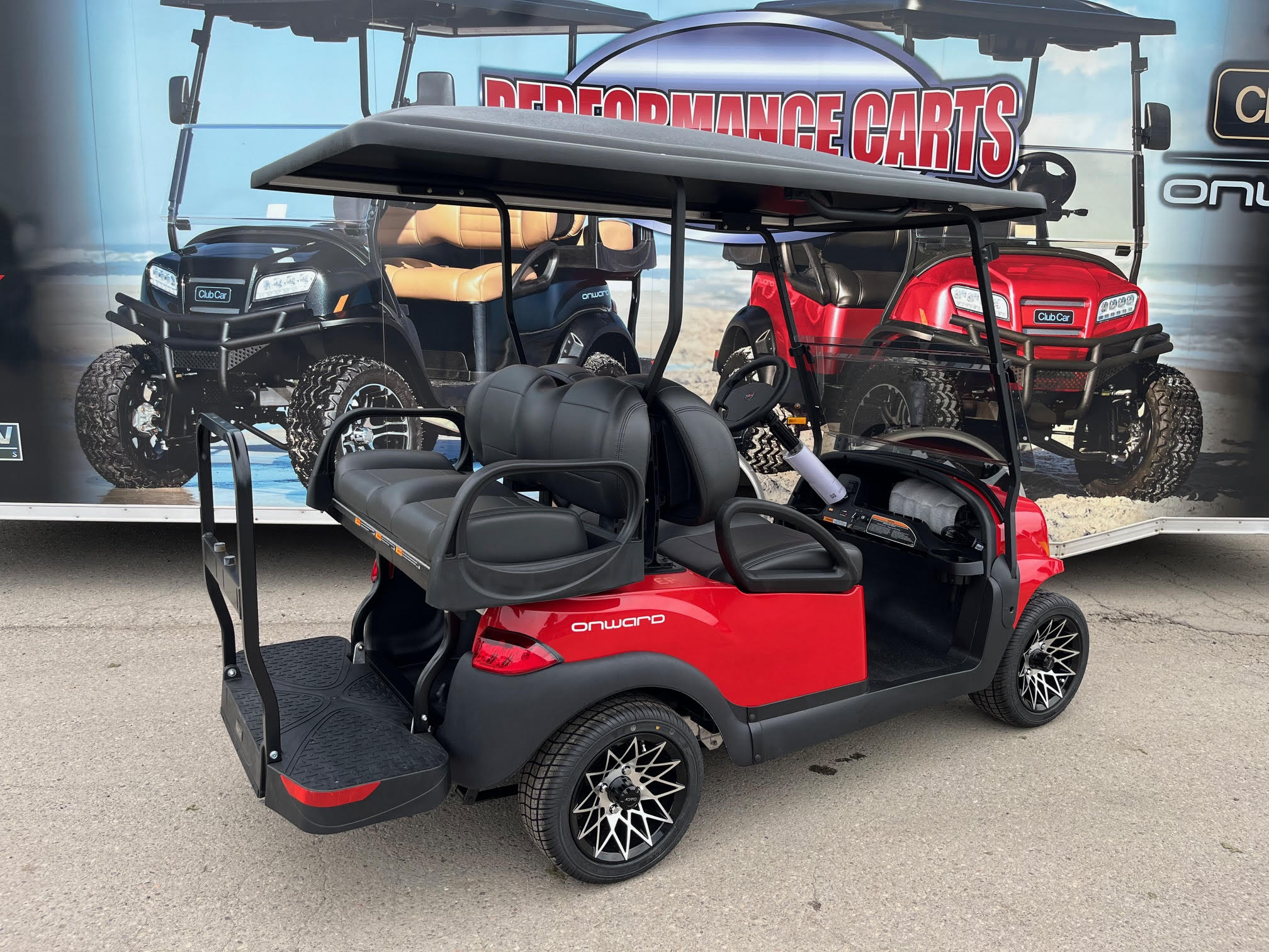 2025 Club Car Onward 48V Non Lifted Rally Red TM2501-621401 - Image 7