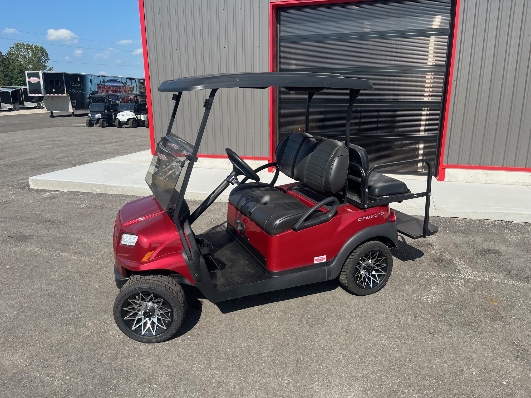 2023 Club Car Onward Gas EFI 429CC Red Non lifted BQ2346-480165 - Image 3