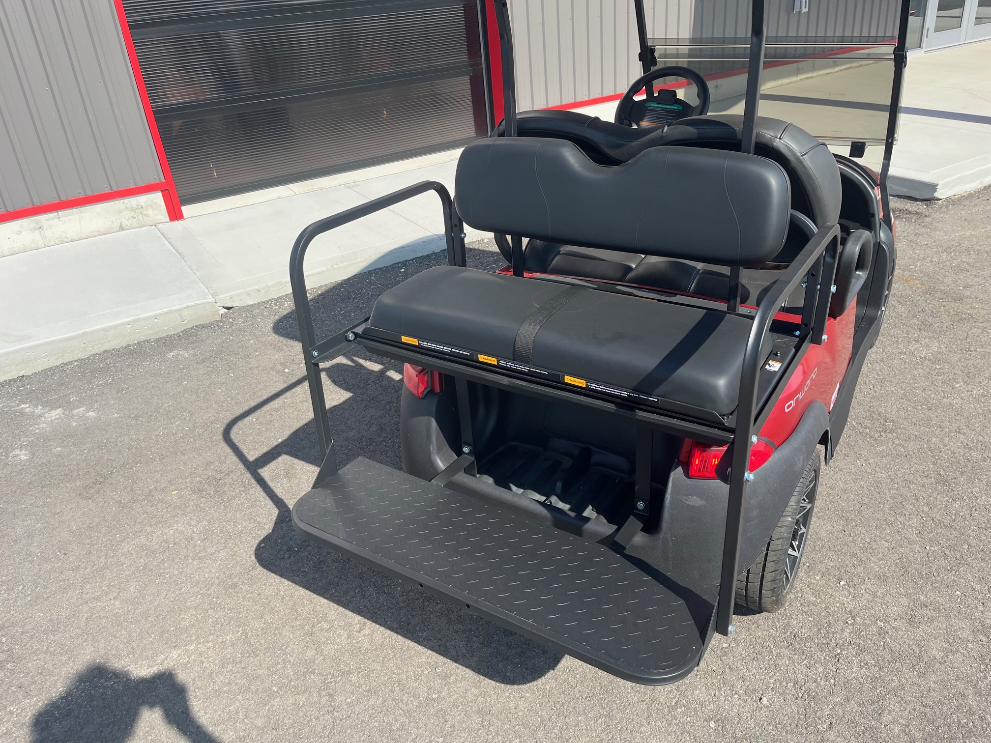 2023 Club Car Onward Gas EFI 429CC Red Non lifted BQ2346-480165 - Image 8