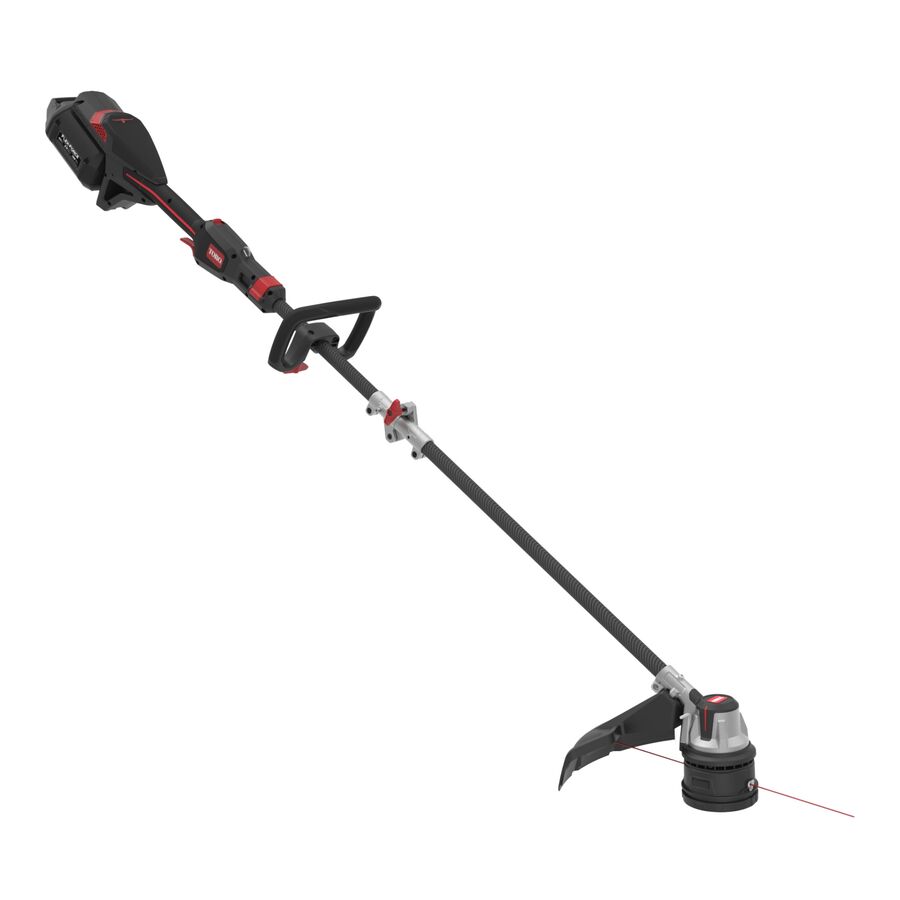 Toro 60V MAX* 15 in. (38.1 cm) / 17 in. (43.2 cm) Telescoping Carbon Fiber Shaft String Trimmer with 2.5Ah Battery 51838