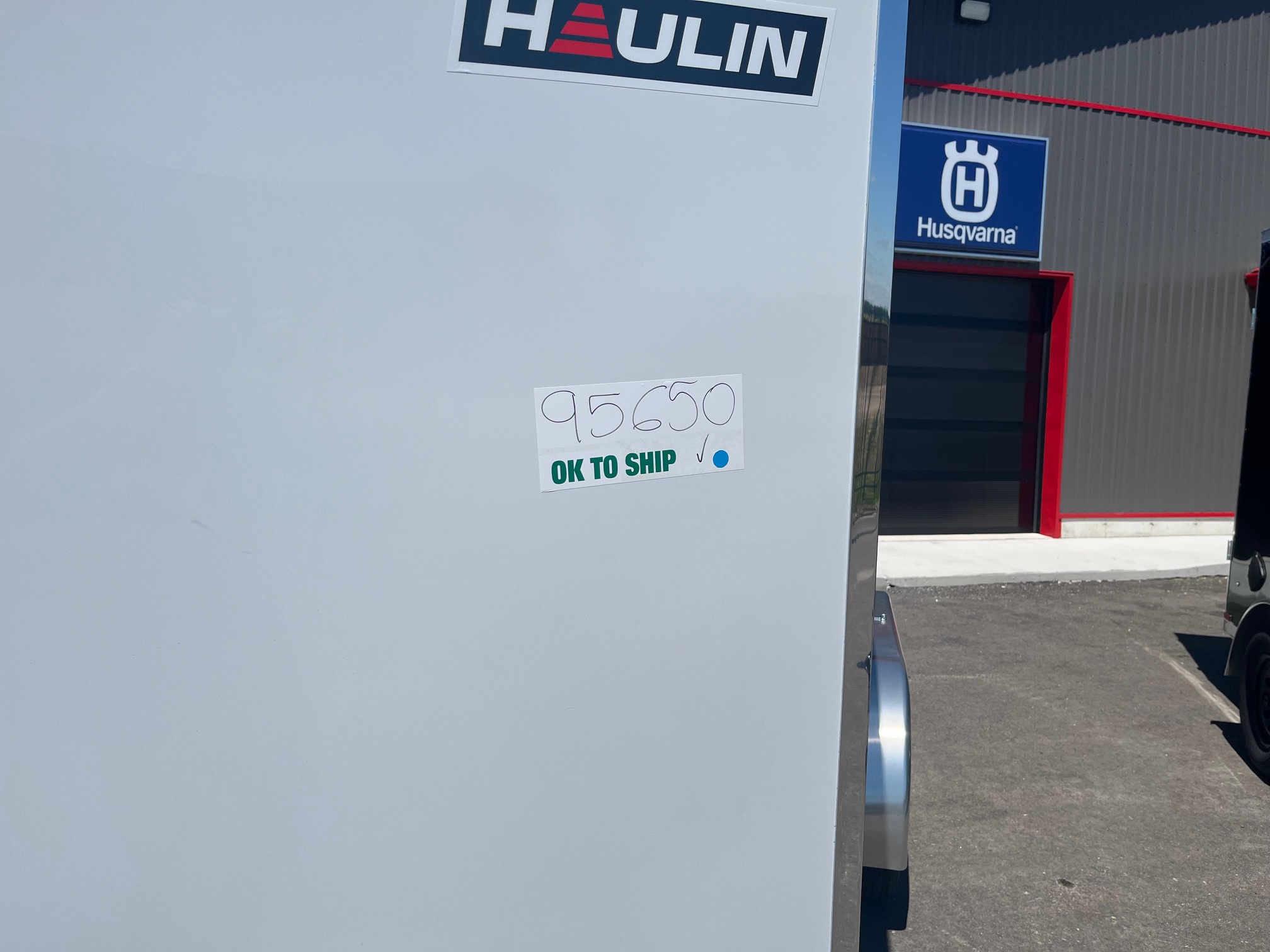 2026 Haulin 7x14 Enclosed Trailer with Ramp Door Package White 5NHUHA423TW095650 - Image 9