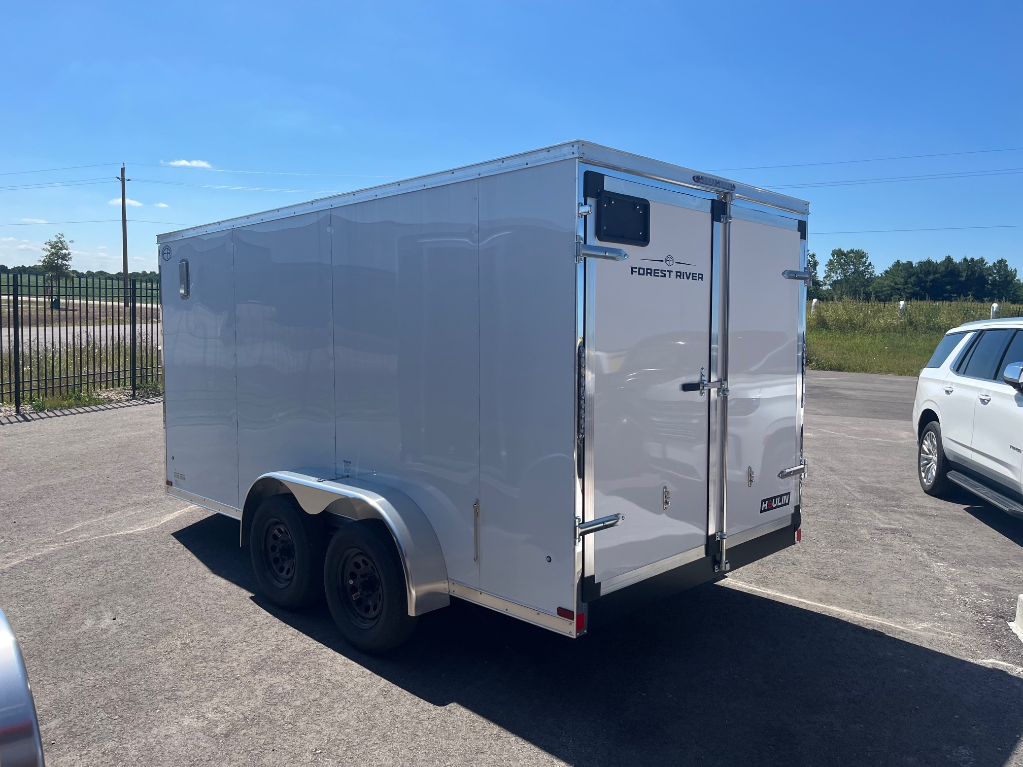 2026 Haulin 7x14 Enclosed Trailer with Ramp Door Package White 5NHUHA423TW095650 - Image 4