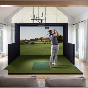 Simbooth 1 Golf Simulator Home Kit with IDRA II Launch monitor