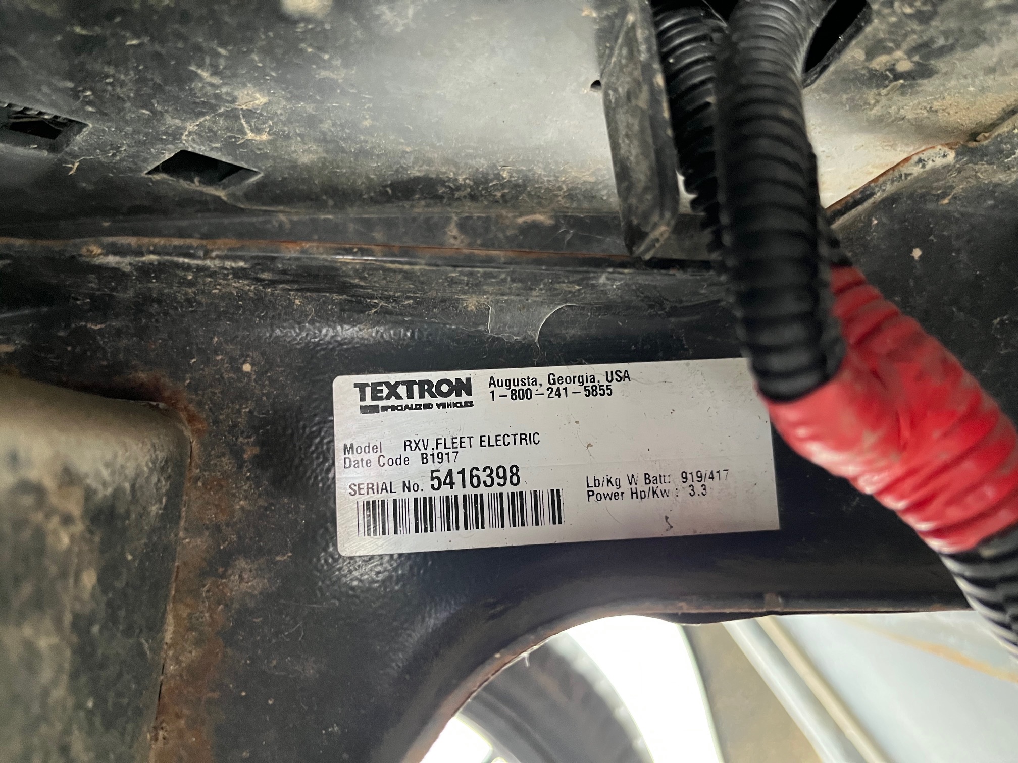 2017 EZGO RXV 48V Electric 4 Passenger Golf Cart