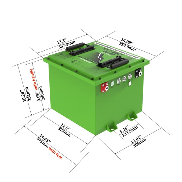 2026 Bolt Energy Lithium 51V 60AH Battery Kit Heated