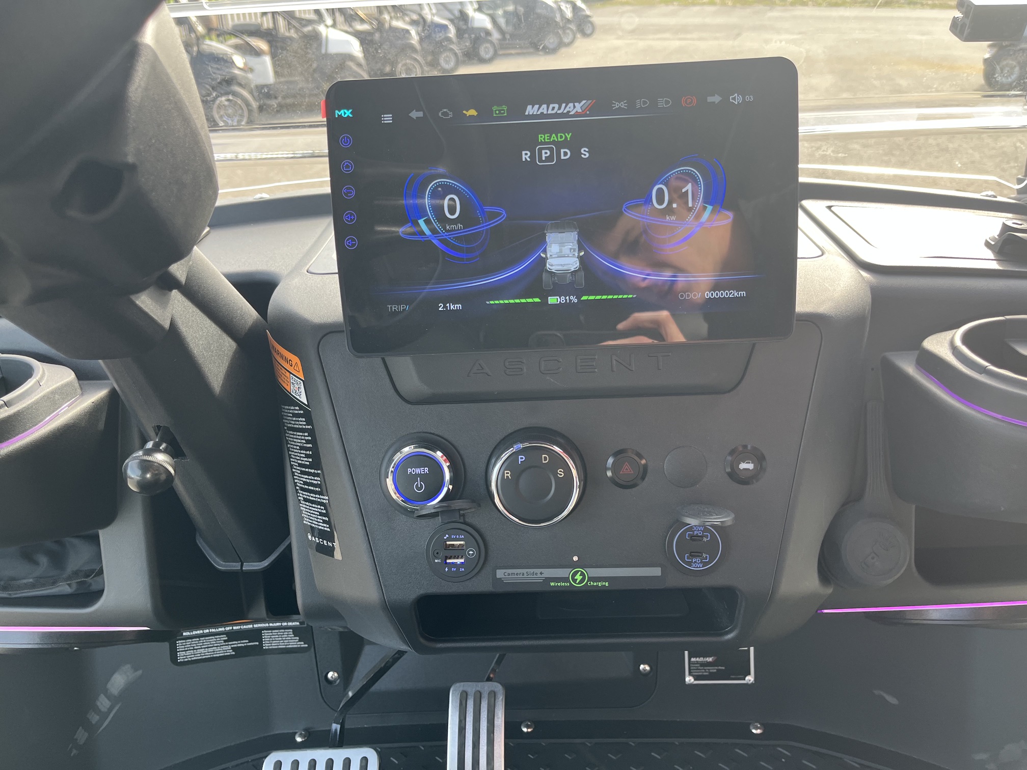 2026 Madjax Ascent 4 Forward Lithium Ion Golf Cart
