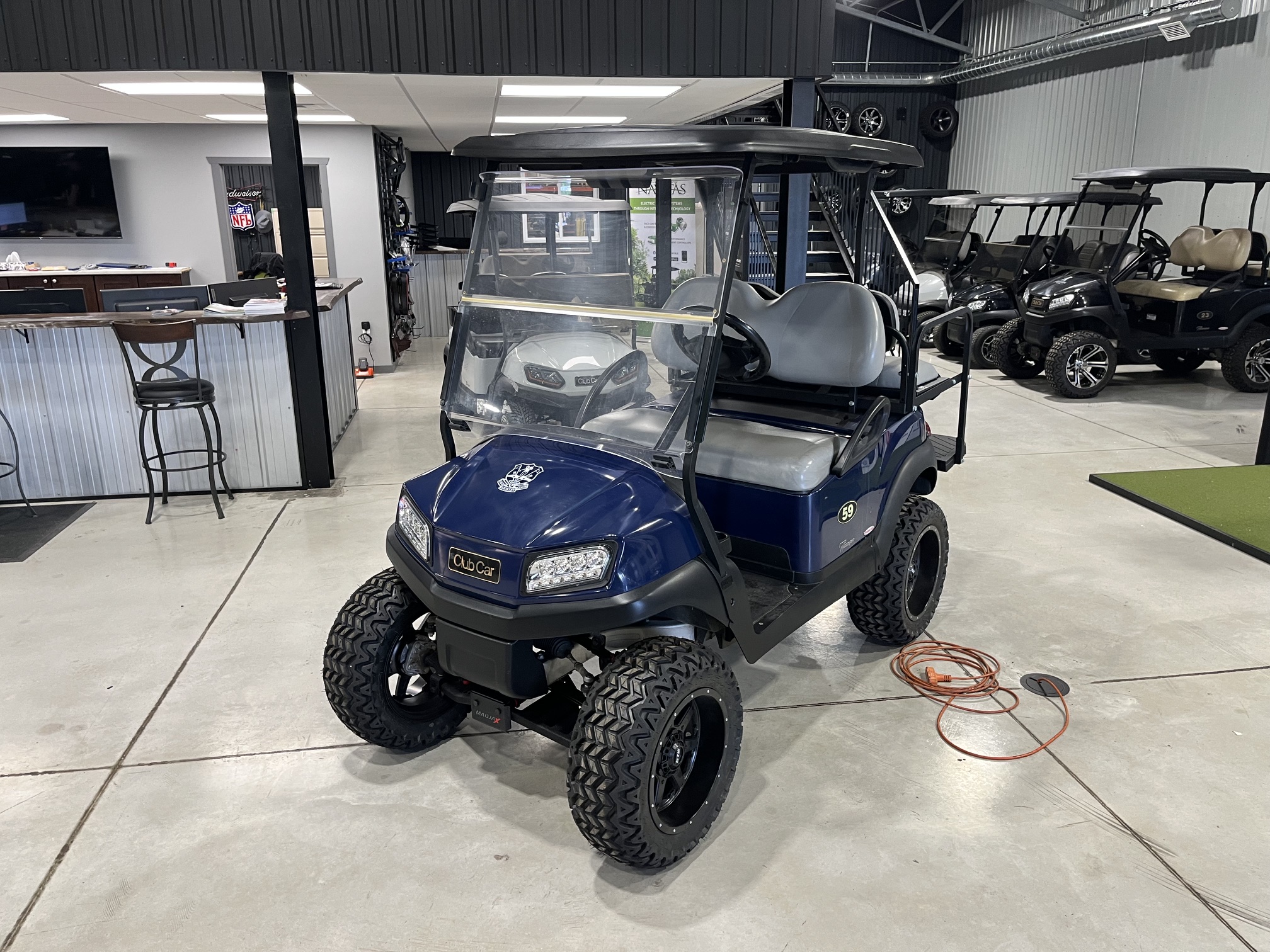 2018 Club Car Tempo Lifted 48V Electric 4 Passenger Golf Cart
