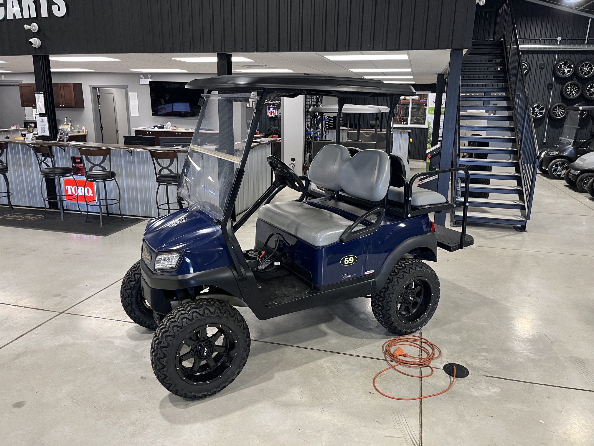 2018 Club Car Tempo Lifted 48V Electric 4 Passenger Golf Cart