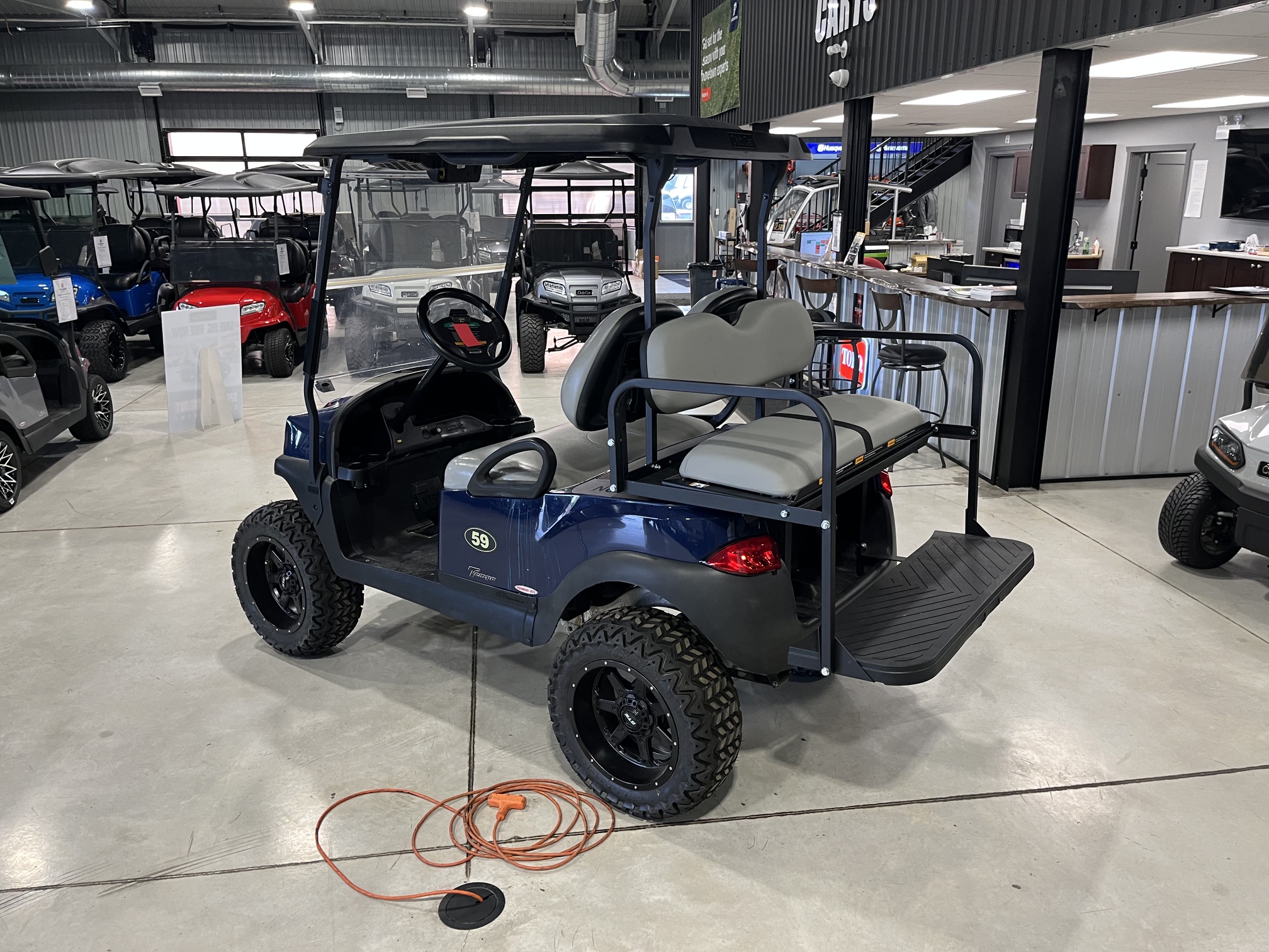 2018 Club Car Tempo Lifted 48V Electric 4 Passenger Golf Cart