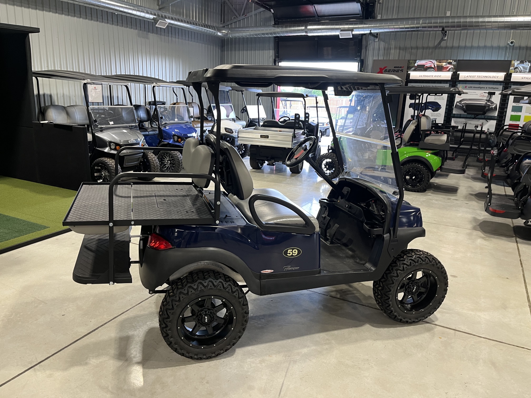 2018 Club Car Tempo Lifted 48V Electric 4 Passenger Golf Cart