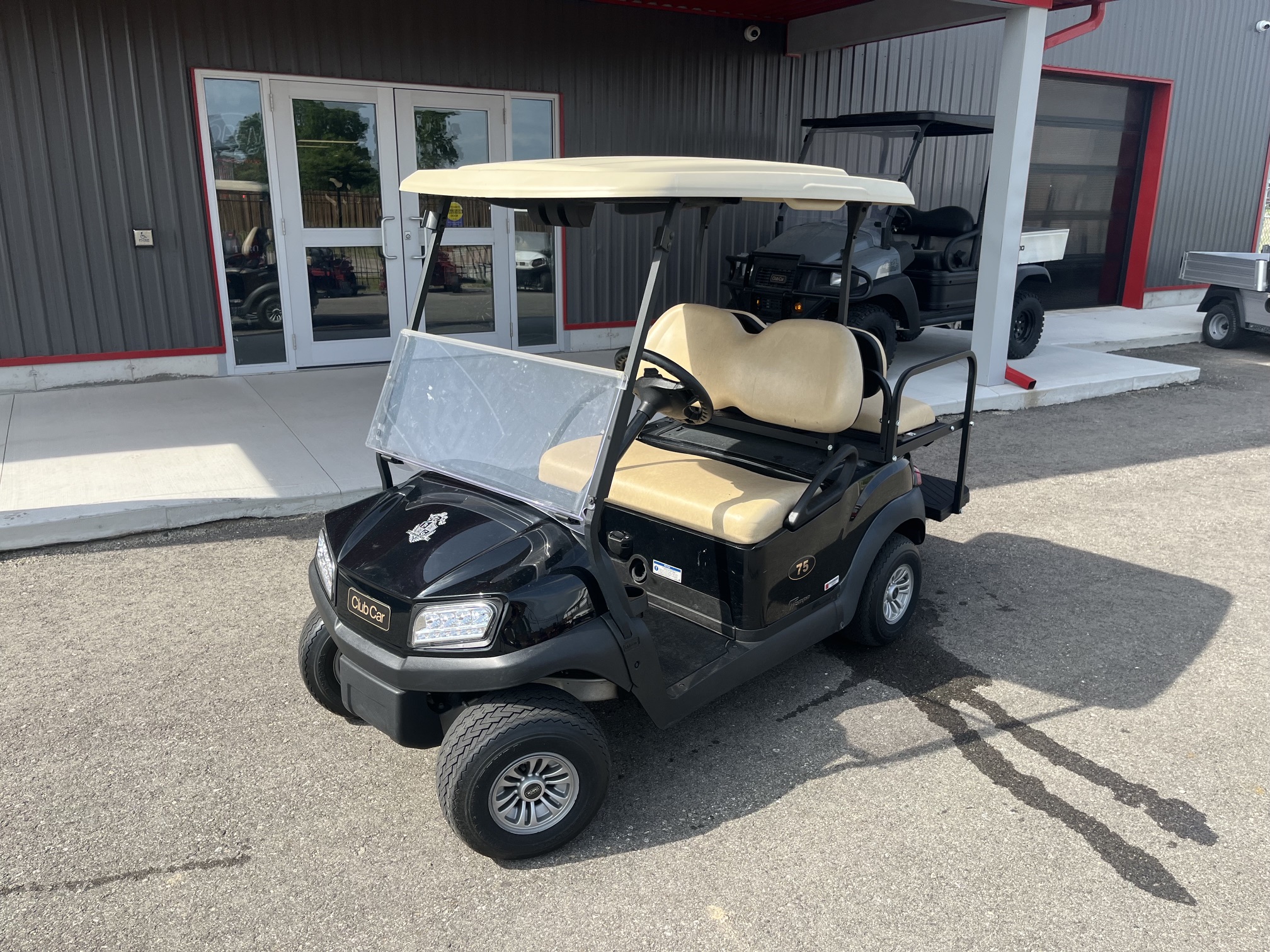 2021 Club Car Tempo 48V Electric 4 Passenger Black Golf Cart