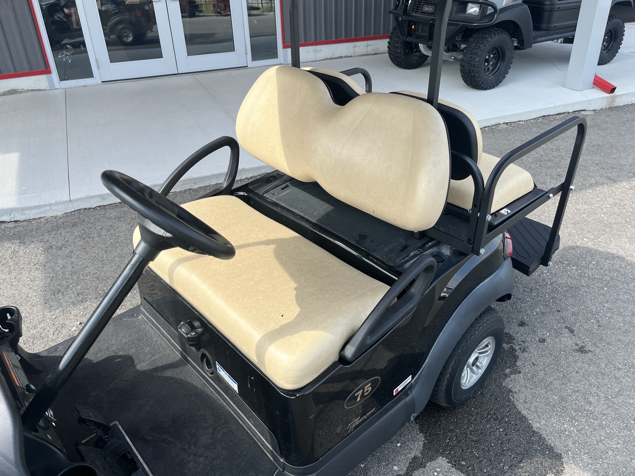2021 Club Car Tempo 48V Electric 4 Passenger Black Golf Cart