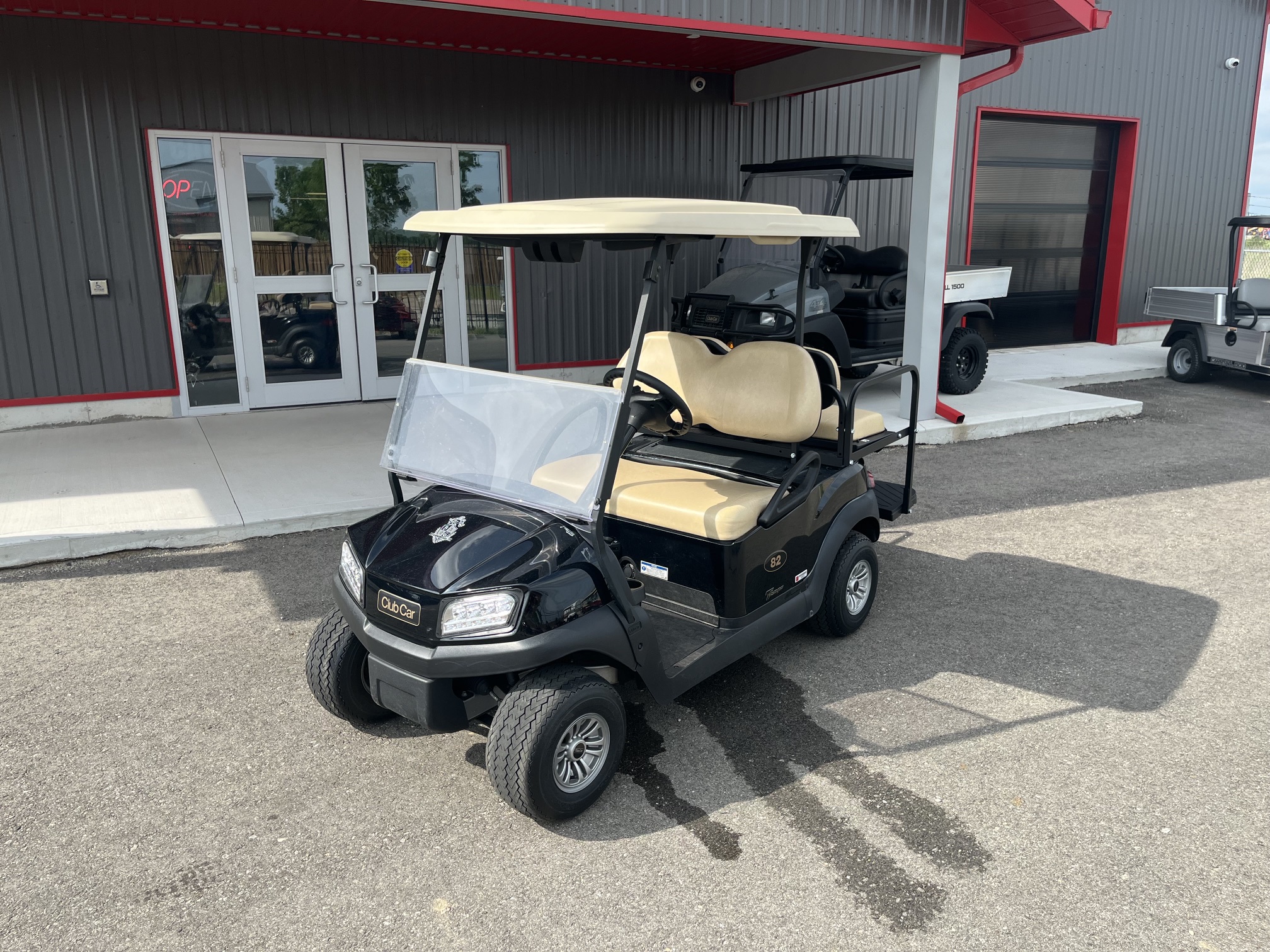 2021 Club Car Tempo 48V Electric 4 Passenger Black Golf Cart