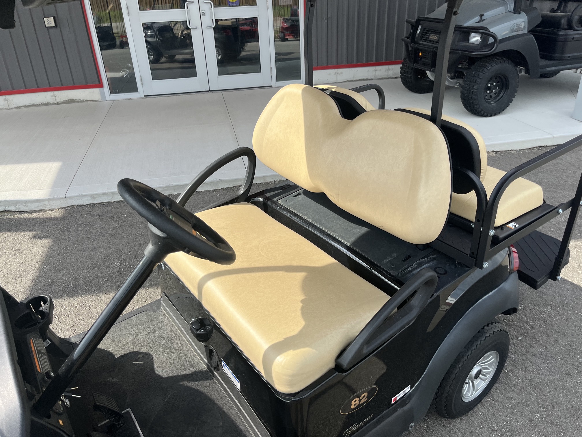 2021 Club Car Tempo 48V Electric 4 Passenger Black Golf Cart