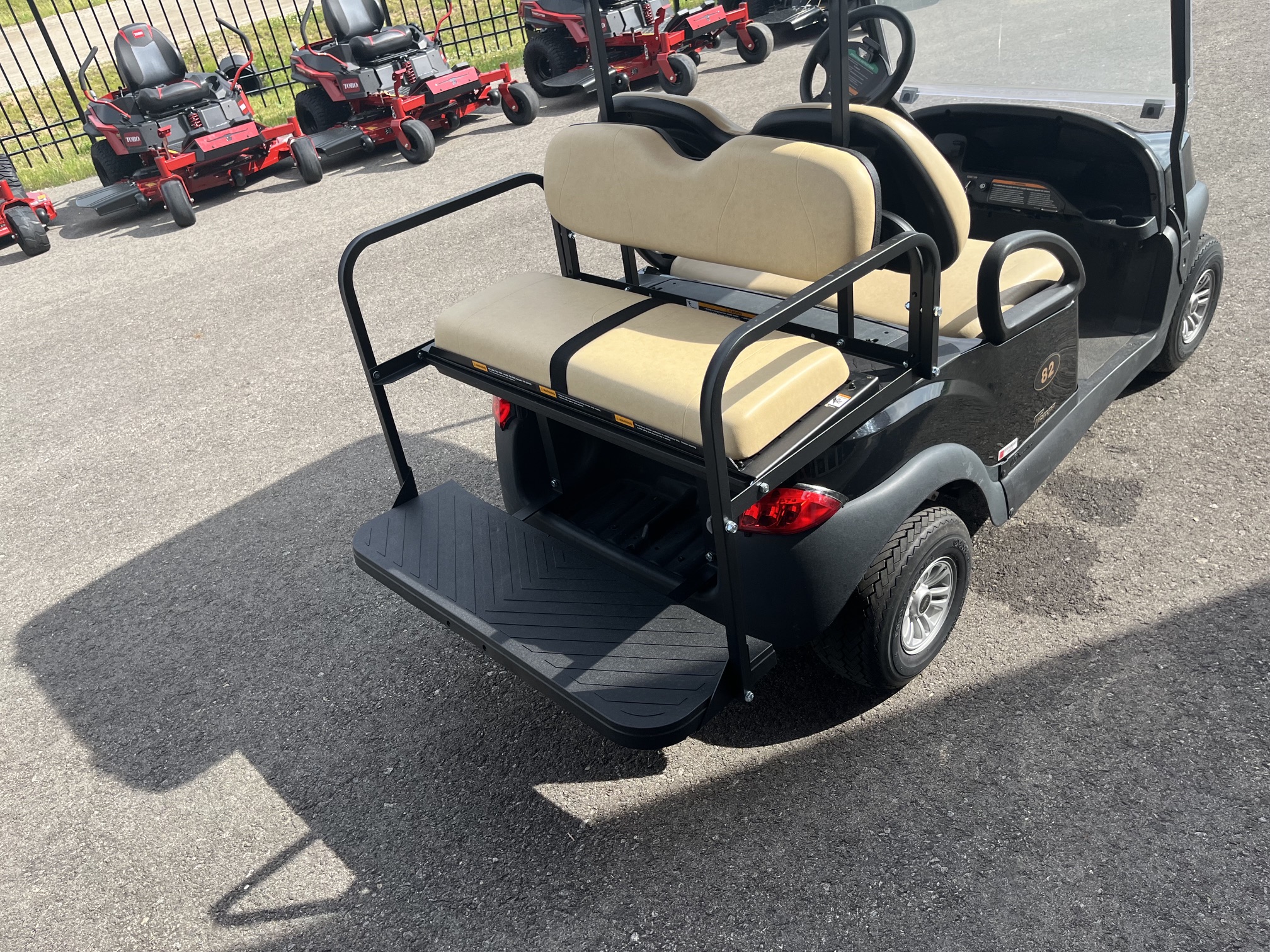 2021 Club Car Tempo 48V Electric 4 Passenger Black Golf Cart