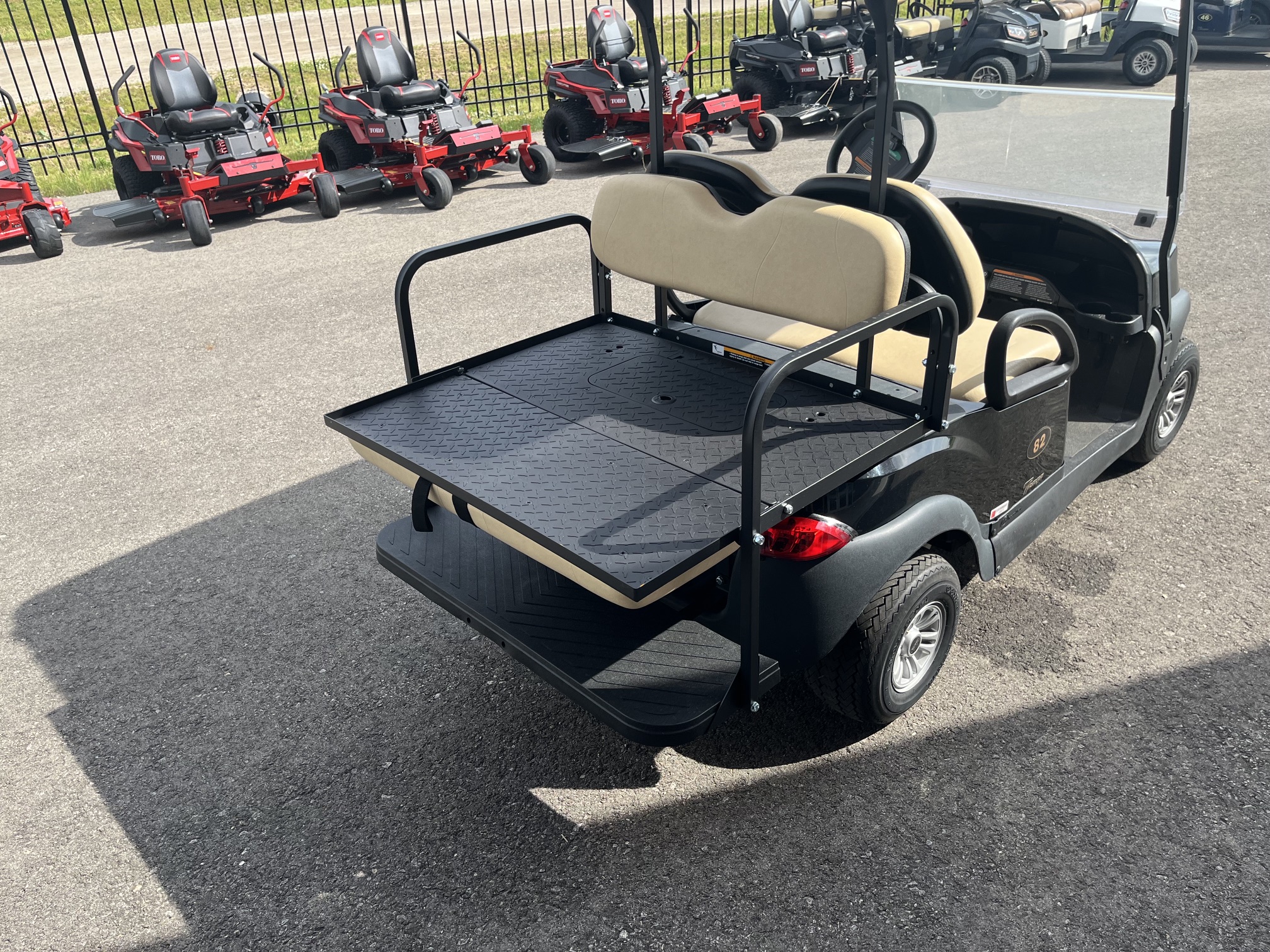 2021 Club Car Tempo 48V Electric 4 Passenger Black Golf Cart