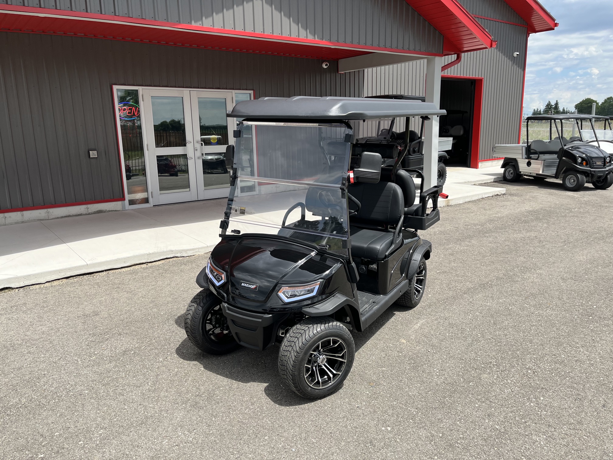 2026 Madjax E Series Lithium 4 Passenger Golf Cart Black