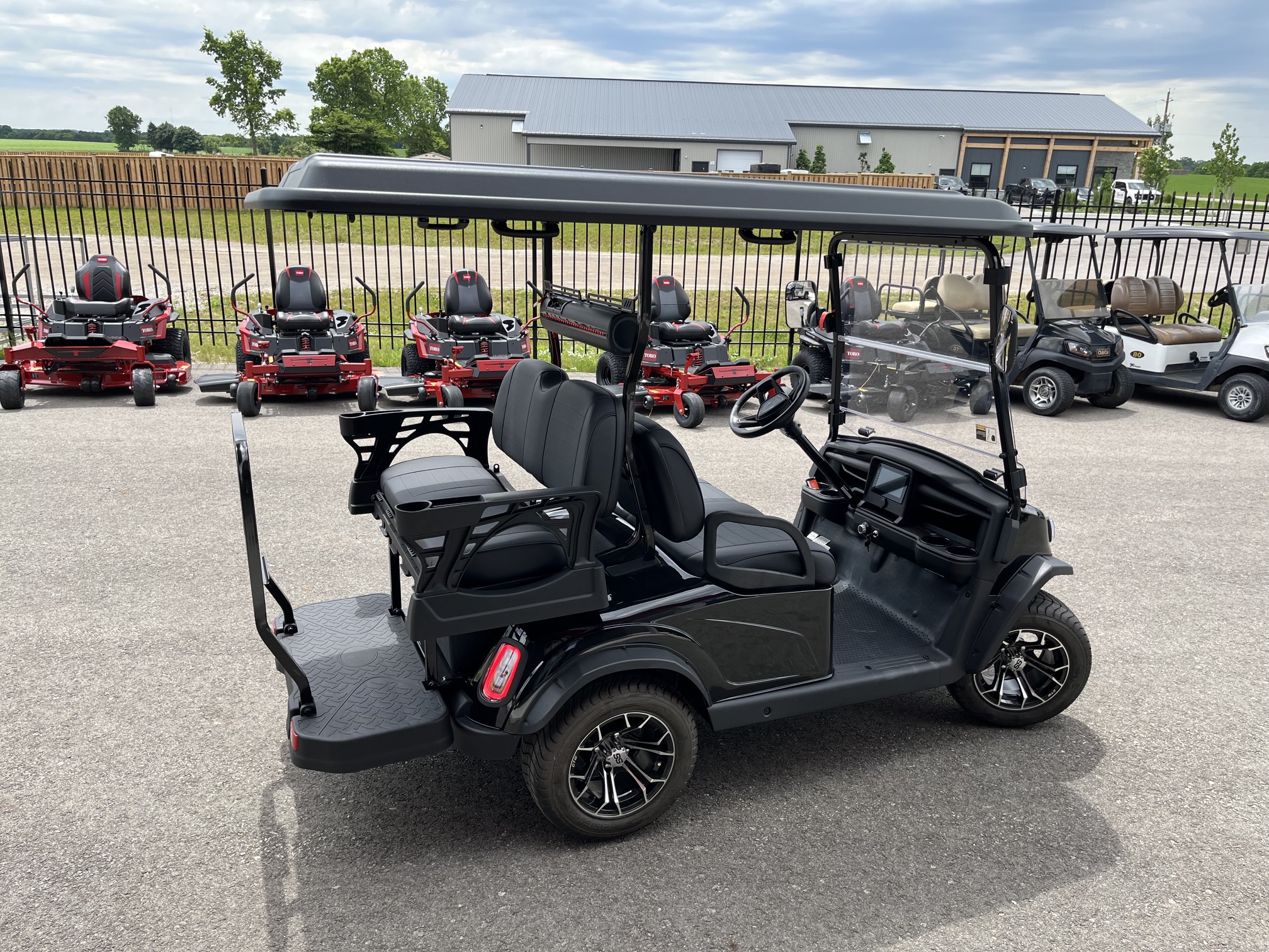 2026 Madjax E Series Lithium 4 Passenger Golf Cart Black