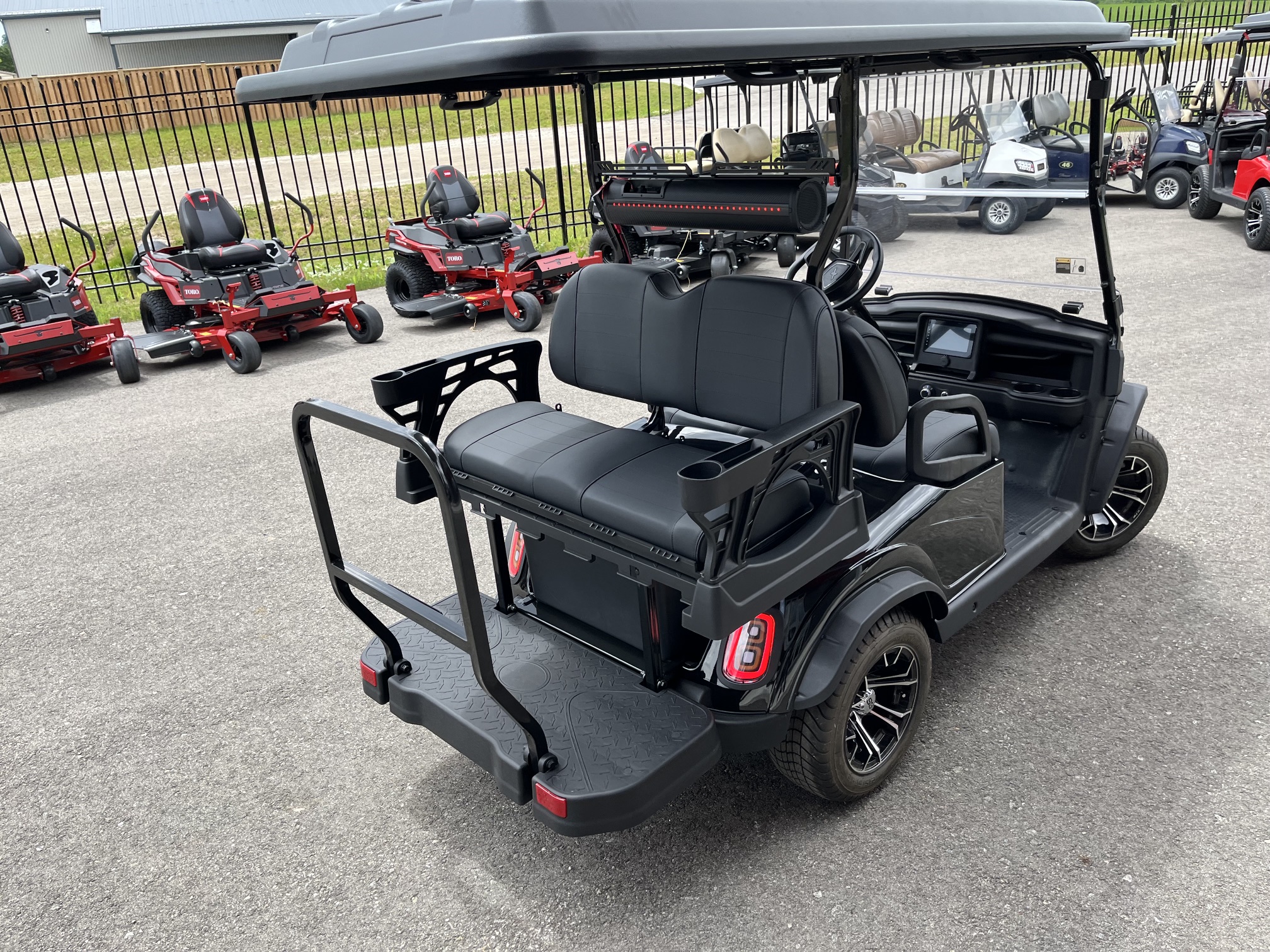 2026 Madjax E Series Lithium 4 Passenger Golf Cart Black