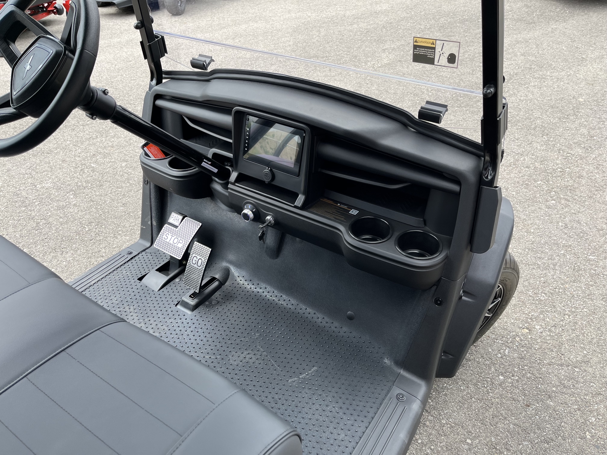 2026 Madjax E Series Lithium 4 Passenger Golf Cart Black