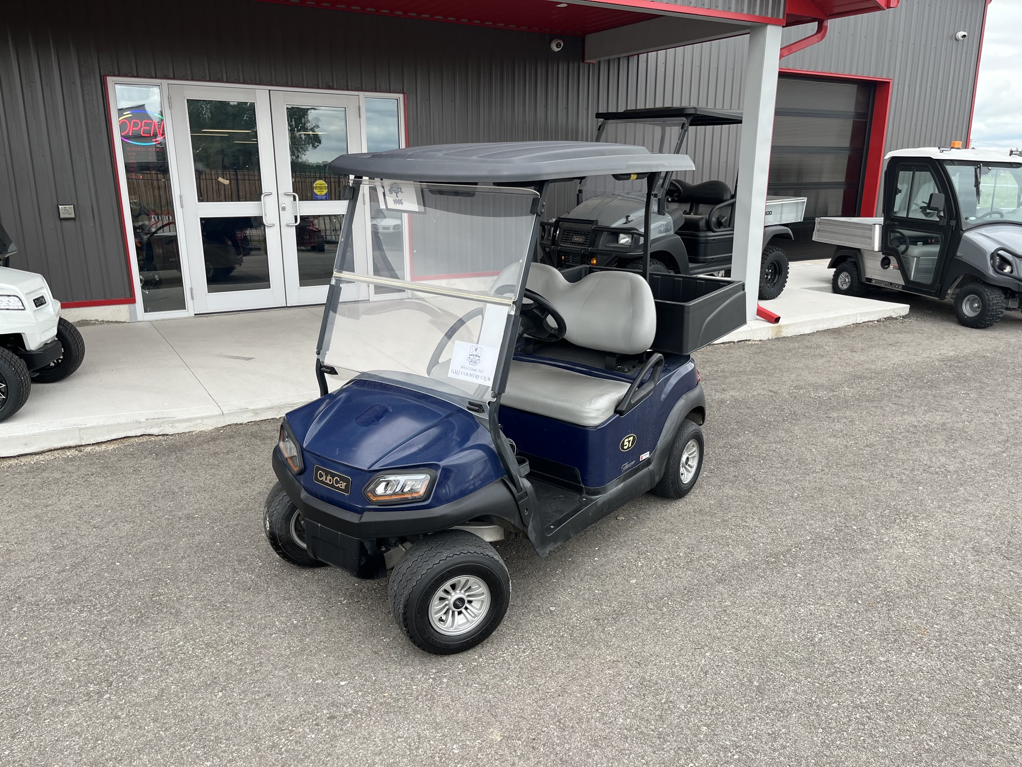 2018 Club Car Tempo Lithium Utility 2 Passenger Golf Cart