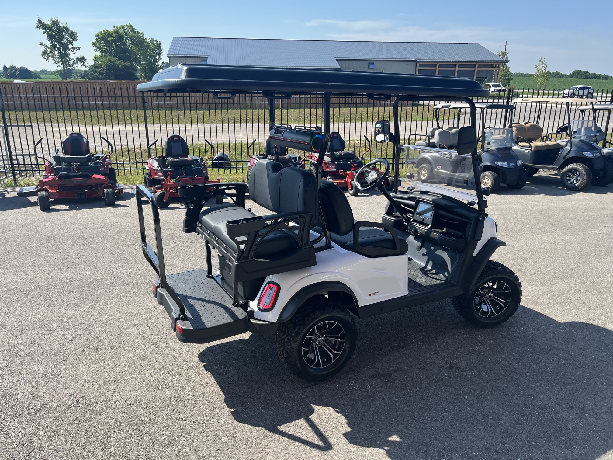 2026 Madjax E Series Aspen White Lithium 4 Passenger Golf Cart