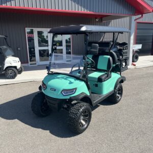 2026 Madjax E Series Lifted Caribbean Green Lithium 4 Passenger Golf Cart