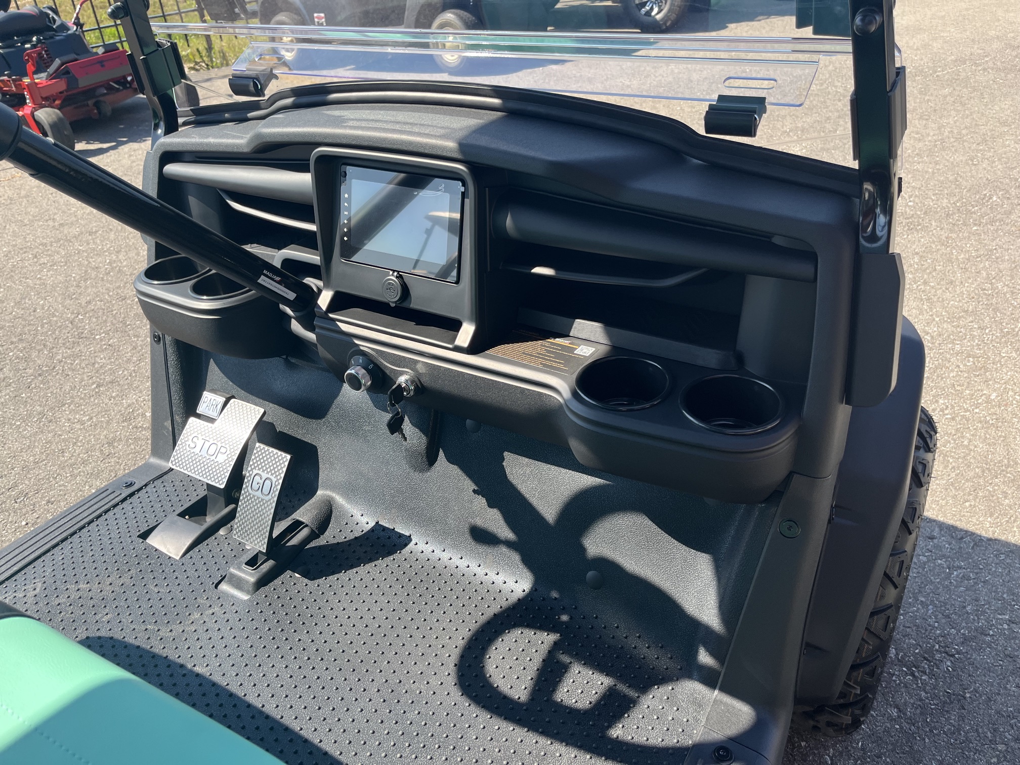 2026 Madjax E Series Lifted Caribbean Green Lithium 4 Passenger Golf Cart