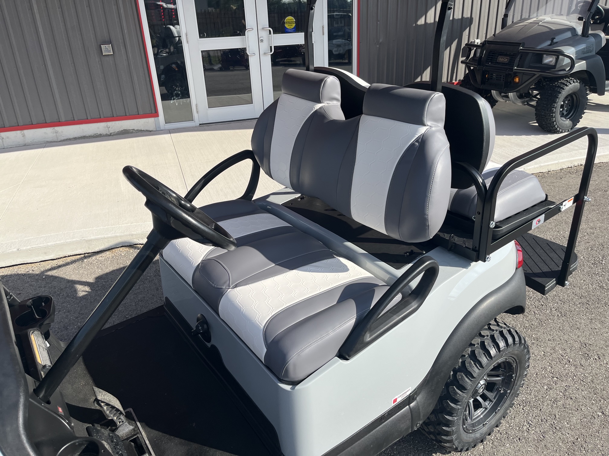2017 Club Car Precedent Gas EFI Lifted 4 Passenger Golf Cart Grey SL1730-818140 - Image 6