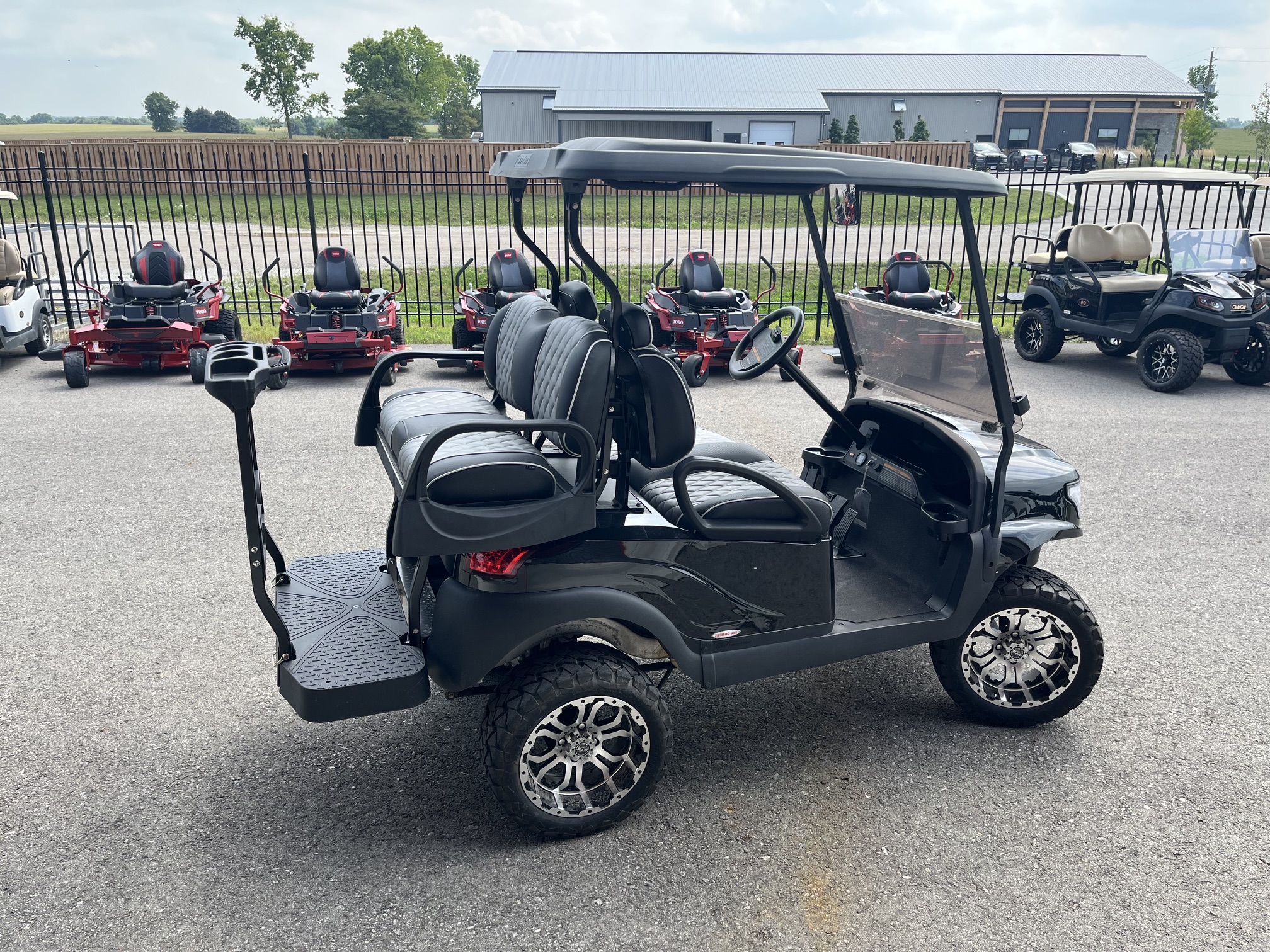 2016 Club Car Precedent 51V Lithium Lifted 4 Passenger w/ Alpha Body Black JE1638-677039 - Image 8