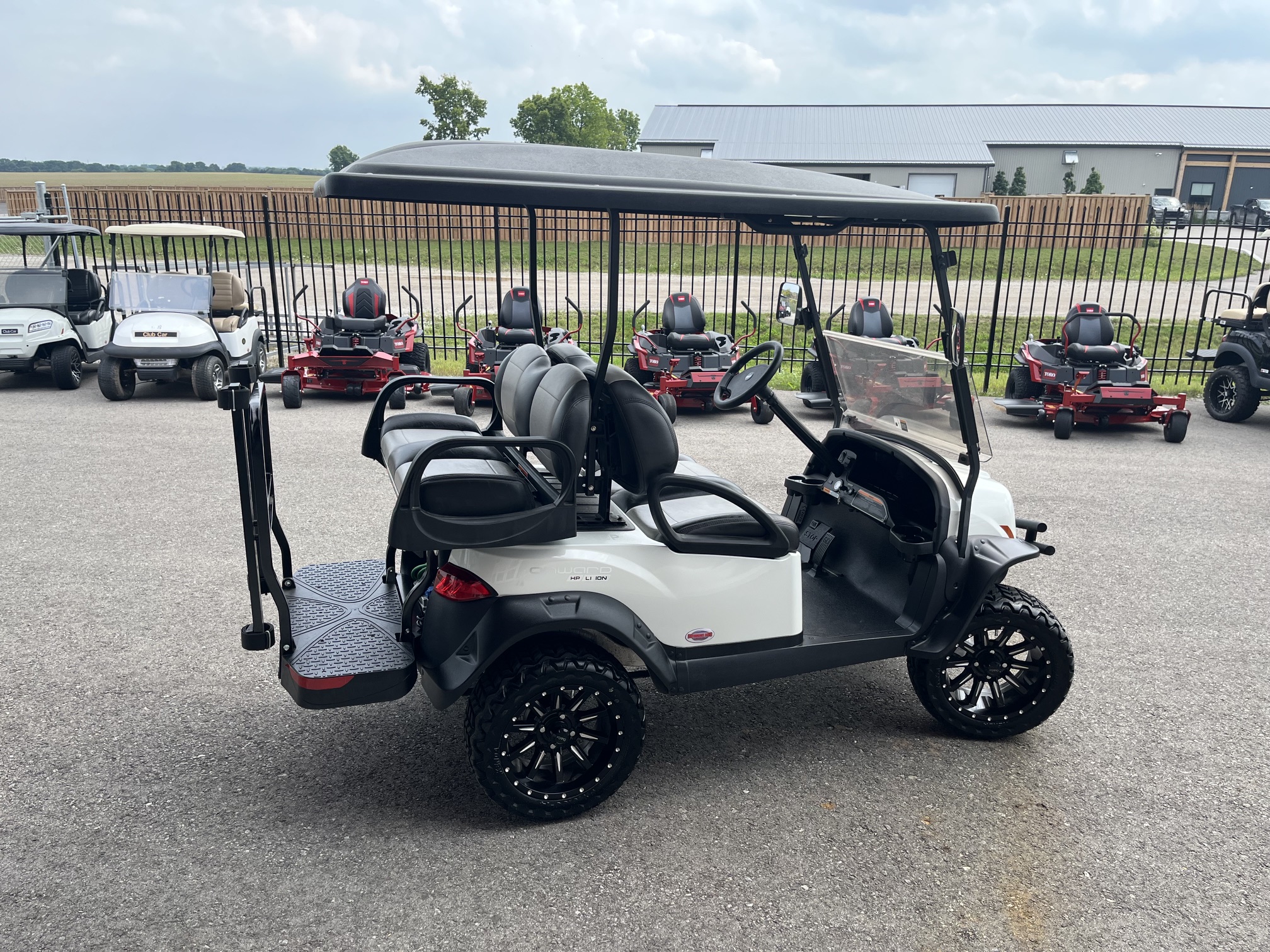 2025 Demo Club Car Onward HP Lithium Lifted 4 Passenger Glacier White DM2517-650140 - Image 8