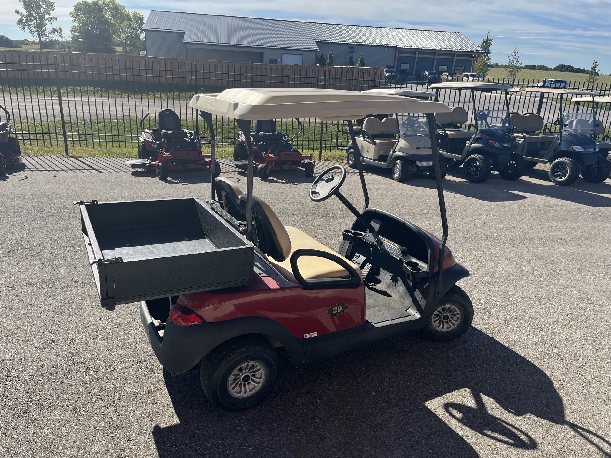 2017 Club Car Precedent Gas EFI 2 Passenger Golf Cart Used