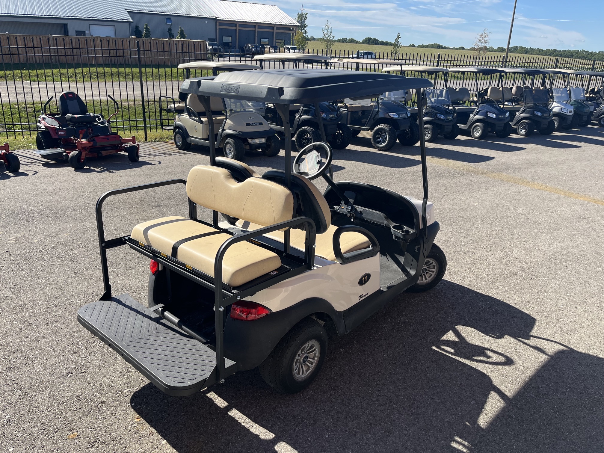 2021 Club Car Tempo 48V Electric Used Golf Cart 4 Passenger
