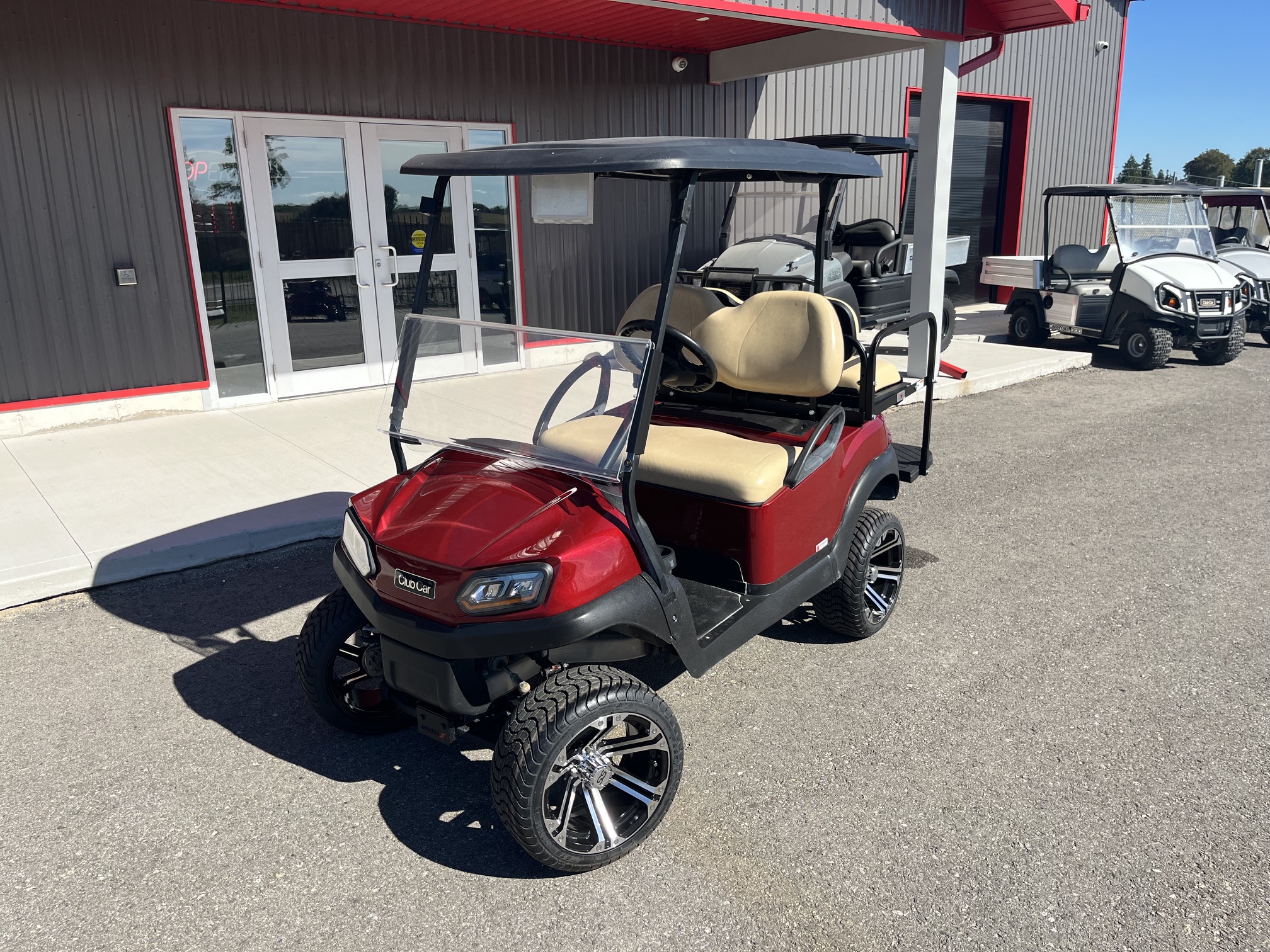 2021 Club Car Tempo Red 48V Electric 4 Passenger Used Golf Cart