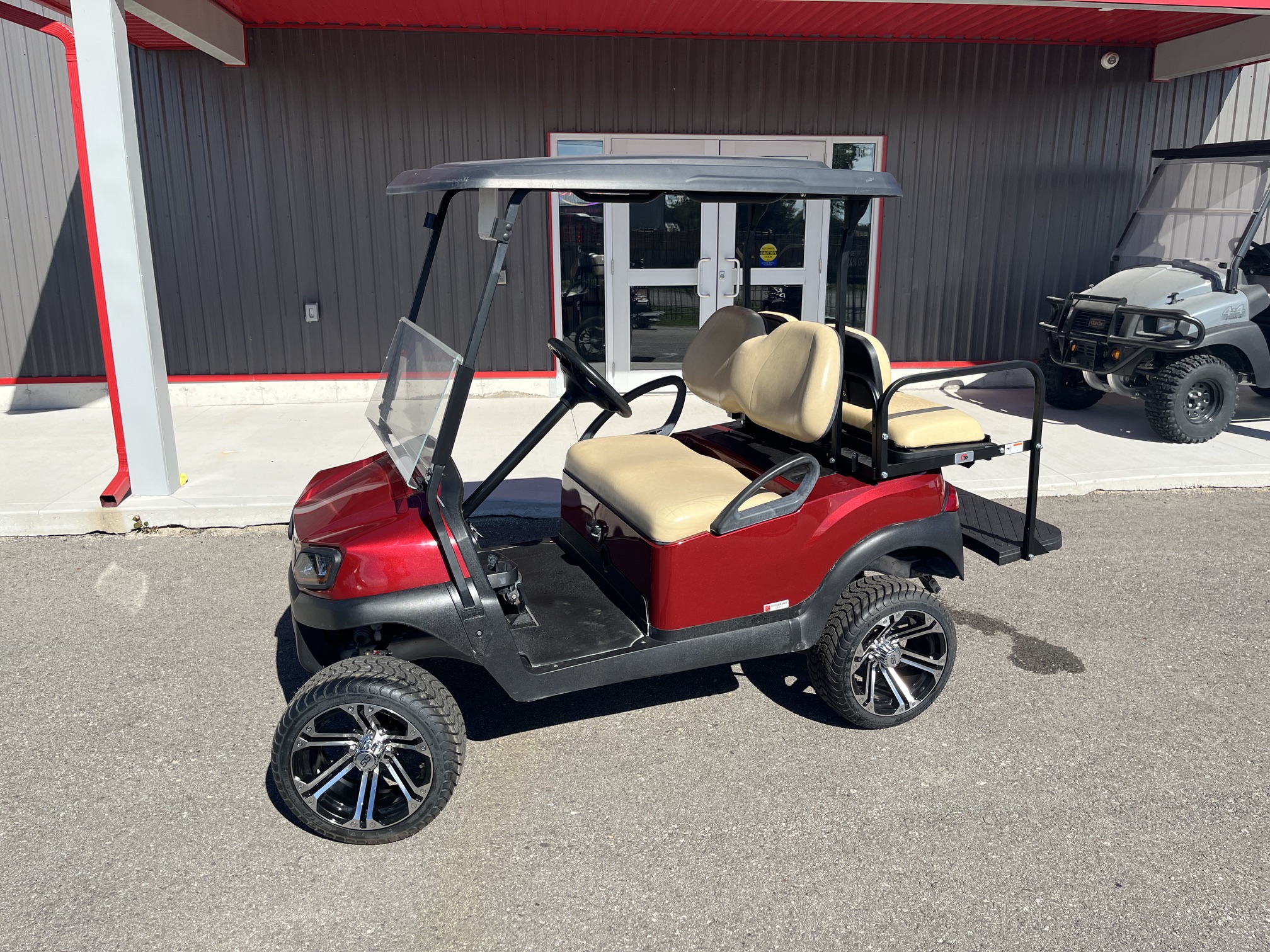 2021 Club Car Tempo Red 48V Electric 4 Passenger Used Golf Cart
