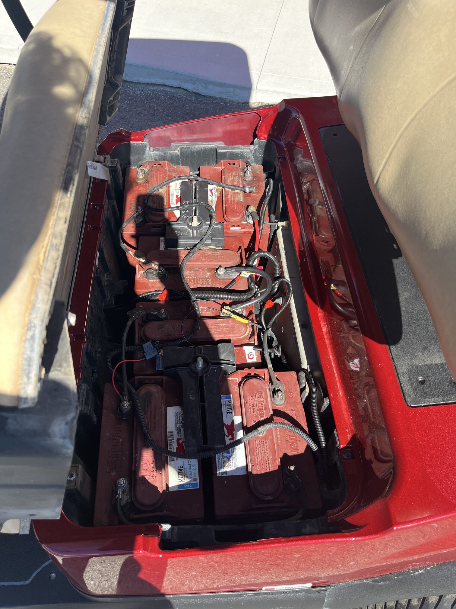 2021 Club Car Tempo Red 48V Electric 4 Passenger Used Golf Cart