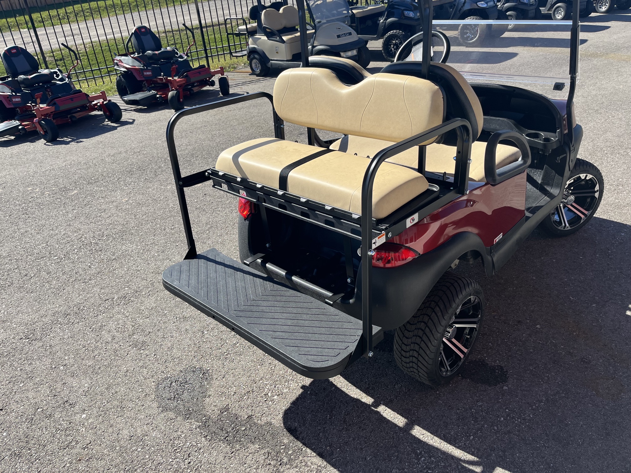 2021 Club Car Tempo Red 48V Electric 4 Passenger Used Golf Cart