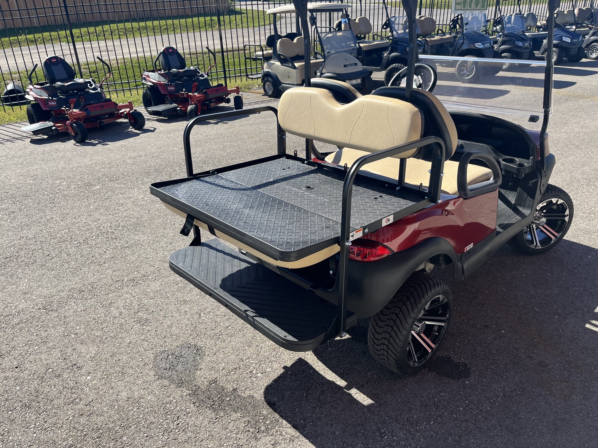 2021 Club Car Tempo Red 48V Electric 4 Passenger Used Golf Cart