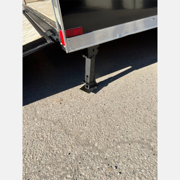 2024 Haulin Enclosed Trailer 6x12 Black with Ramp Door