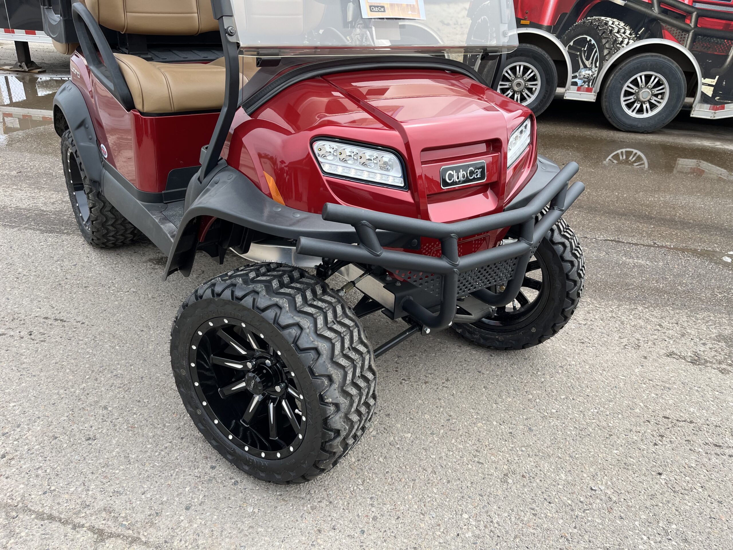 2023 Club Car Onward Gas EFI 429cc Red Lifted BW2310384231 Performance Carts & Trailers Inc.