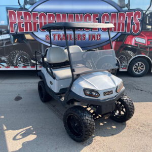 2019 Club Car Tempo Grey 48V Electric Golf Cart Lifted 4 Pass