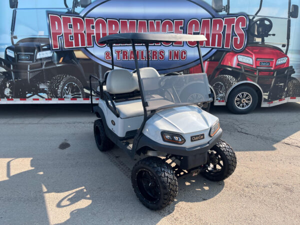 2019 Club Car Tempo Grey 48V Electric Golf Cart Lifted 4 Pass