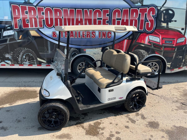 2017 EZGO RXV White 48V Electric 4 Pass Golf Cart