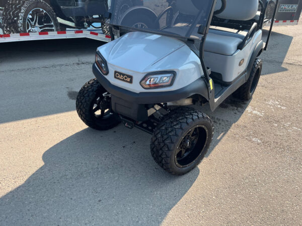 2019 Club Car Tempo Grey 48V Electric Golf Cart Lifted 4 Pass