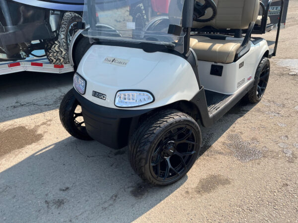 2017 EZGO RXV White 48V Electric 4 Pass Golf Cart