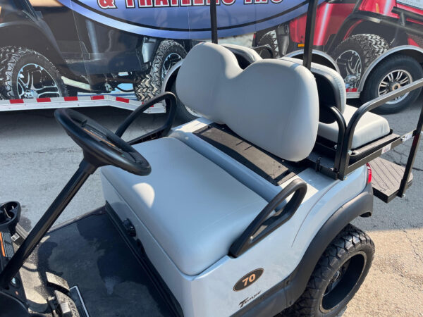 2019 Club Car Tempo Grey 48V Electric Golf Cart Lifted 4 Pass