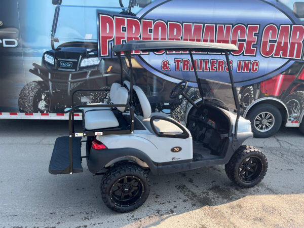 2019 Club Car Tempo Grey 48V Electric Golf Cart Lifted 4 Pass