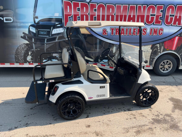 2017 EZGO RXV White 48V Electric 4 Pass Golf Cart